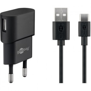 Goobay 45298 USB-C Charger Set (5 W), Cable 1 m
